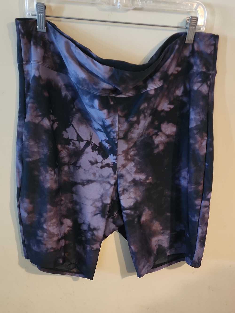 torrid Black and Purple Ombre Swim  Athletic Shorts